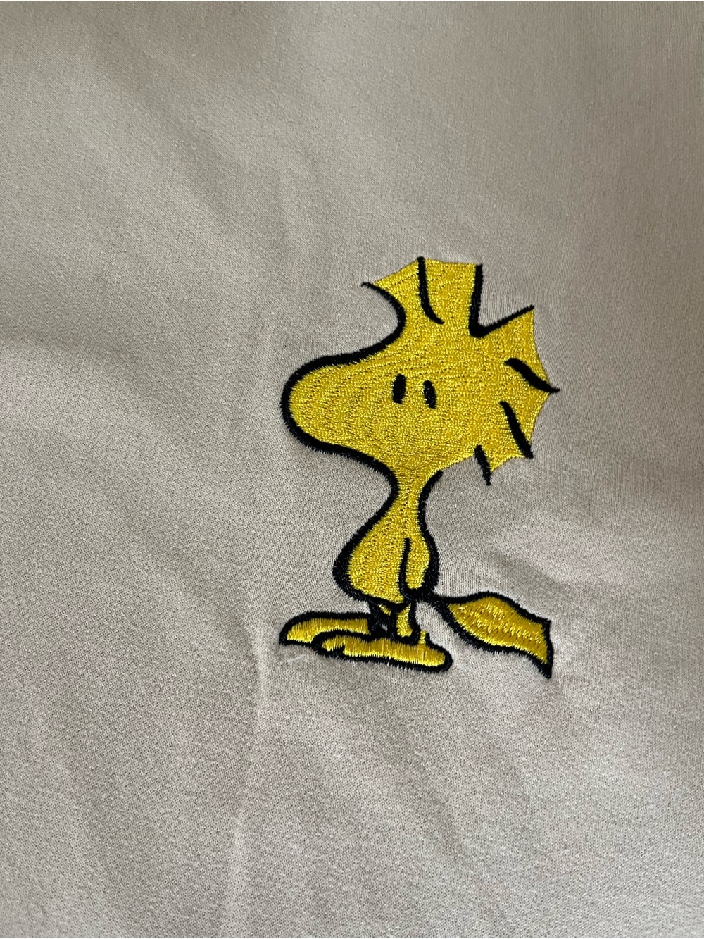 Peanuts Cream Woodstock Graphic Sweatshirt XL - Picture 3 of 7